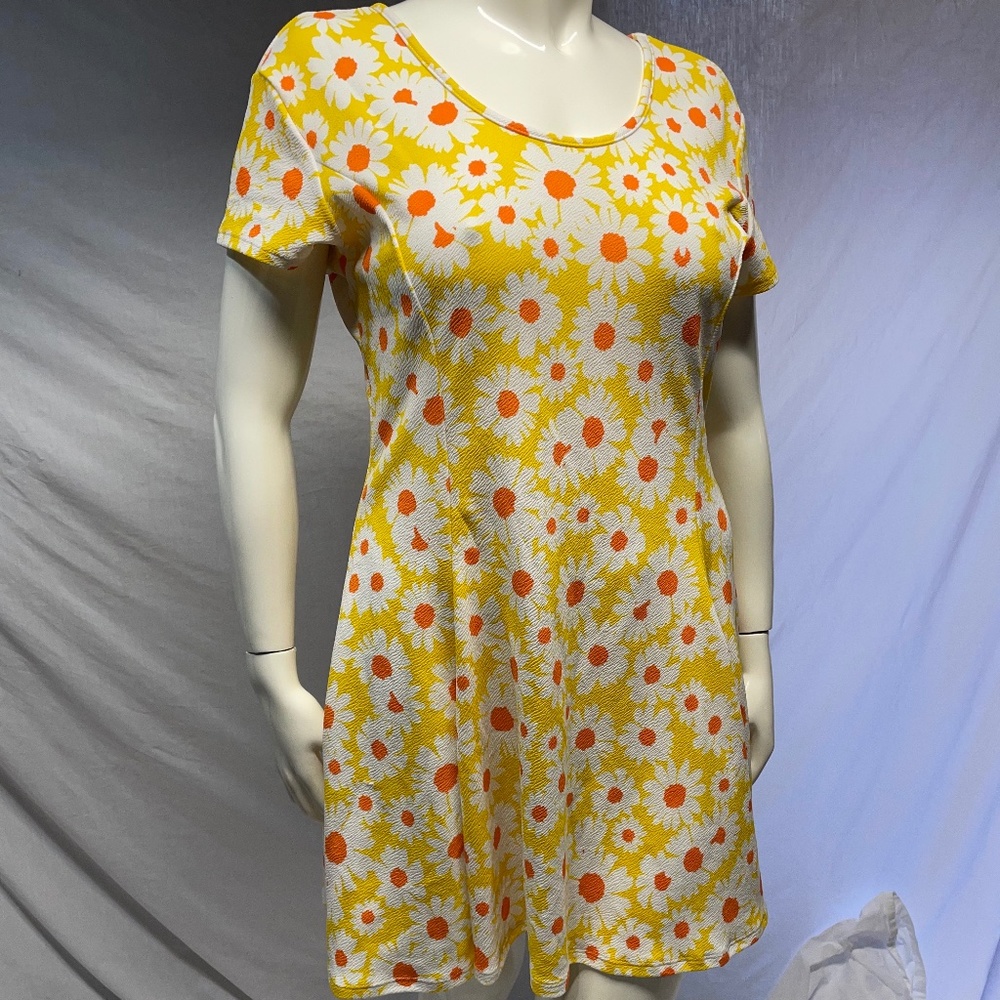 White Mark Skater Dress - Plus Size